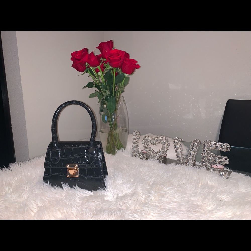 Mini Black Grab Bag/Clutch